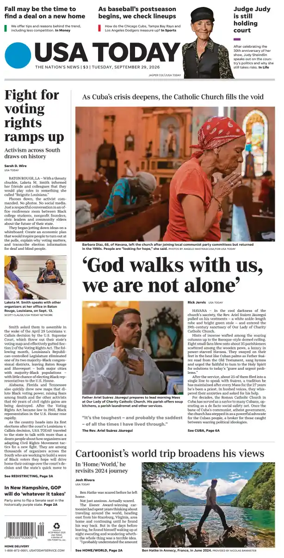 Cover of USA TODAY US Edition