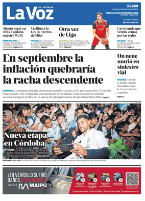 Cover of La Voz del Interior