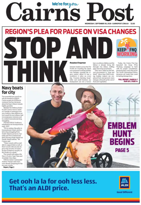 Cover of The Cairns Post