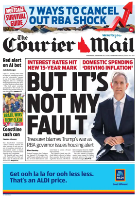 Cover of The Courier-Mail