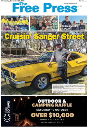 Cover of The Free Press (Corowa)