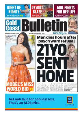 Cover of The Gold Coast Bulletin