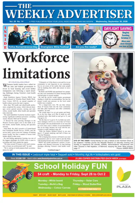 Cover of The Weekly Advertiser Horsham