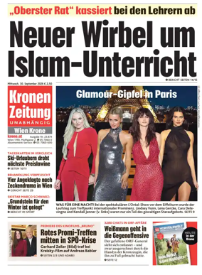 Cover of Kronen Zeitung
