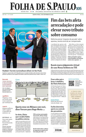 Cover of Folha de S.Paulo