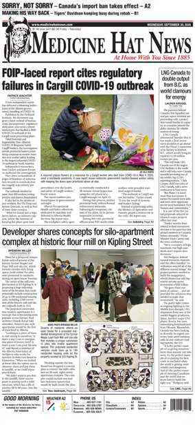 Cover of Medicine Hat News