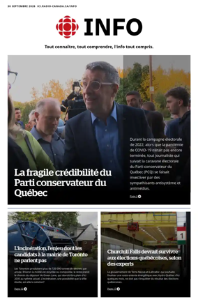 Cover of Radio-Canada Info