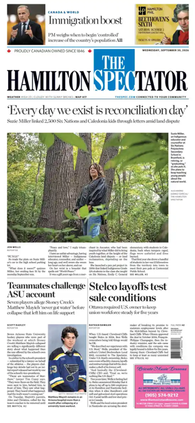 Cover of The Hamilton Spectator