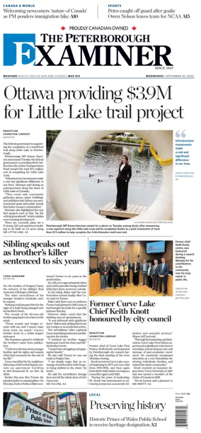 Cover of The Peterborough Examiner