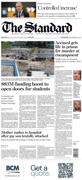 Cover of The Standard (St. Catharines)