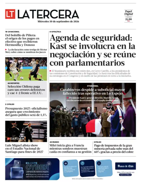 Cover of La Tercera