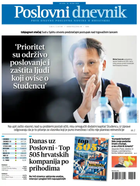 Cover of Poslovni Dnevnik