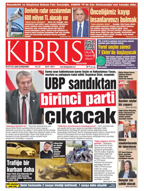 Cover of Kibris Gazetesi