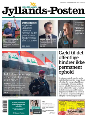 Cover of Jyllands-Posten