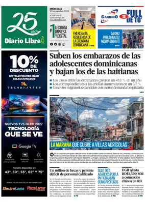 Cover of Diario Libre (Republica Dominicana)