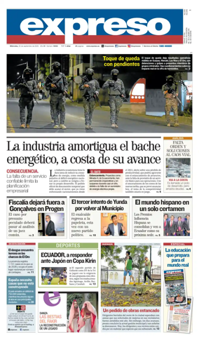 Cover of Diario Expreso