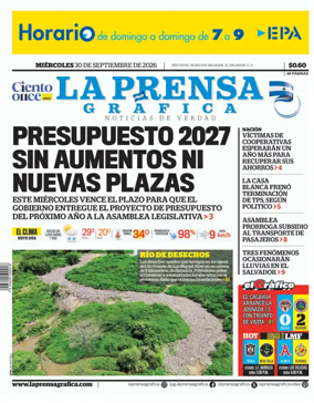 Cover of La Prensa Grafica