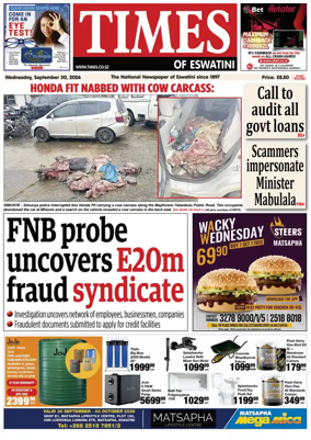 Cover of Times of Eswatini