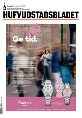 Cover of Hufvudstadsbladet