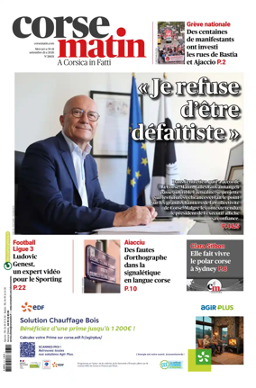 Cover of Corse Matin