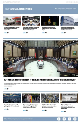Cover of Euronews Business (Turkish) Compiled Editions