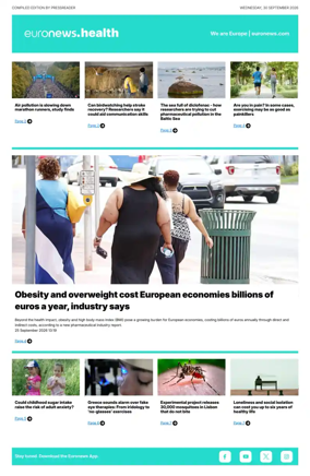 Cover of Euronews Health (English) Compiled Edition