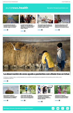 Cover of Euronews Health (Spanish) Compiled Edition