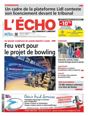 Cover of L'Echo de l'Armor et de l'Argoat