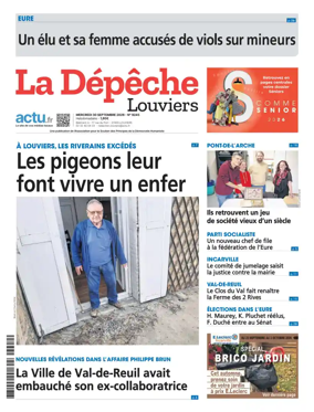 Cover of La Depeche Louviers