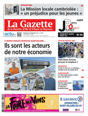 Cover of La Gazette de la Manche