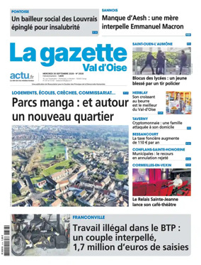 Cover of La Gazette Val d'Oise