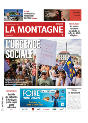 Cover of La Montagne (Montlucon)