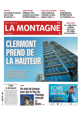 Cover of La Montagne (Riom)