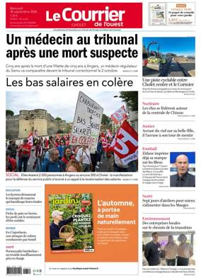 Cover of Le Courrier de l’Ouest (Cholet)