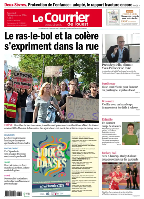 Cover of Le Courrier de l’Ouest (Deux-Sevres)