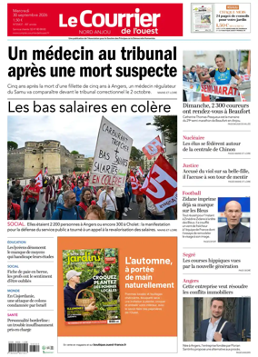 Cover of Le Courrier de l’Ouest (Nord Anjou)