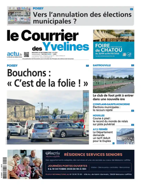 Cover of Le Courrier des Yvelines (Poissy)