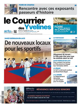 Cover of Le Courrier des Yvelines (Saint-Germain-en-Laye)