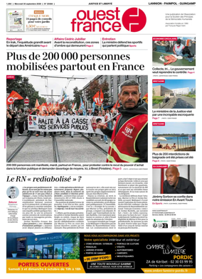 Cover of Ouest-France (Lannion / Paimpol / Guingamp)