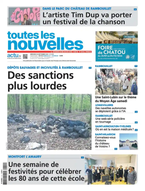 Cover of Toutes les Nouvelles (Rambouillet / Chevreuse)