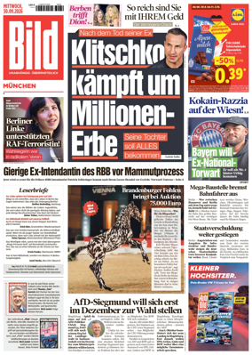 Cover of BILD Munchen