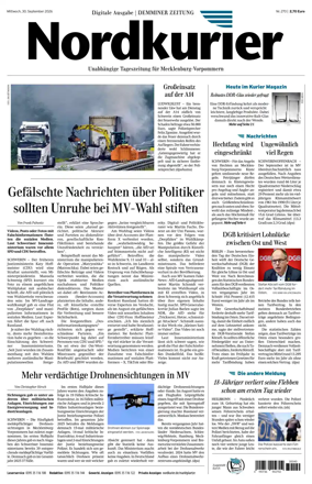Cover of Demminer Zeitung