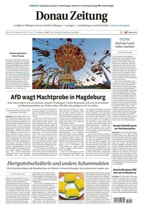 Cover of Donau Zeitung