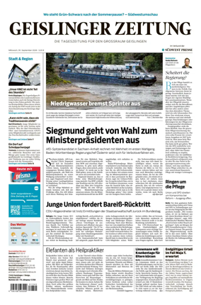 Cover of Geislinger Zeitung