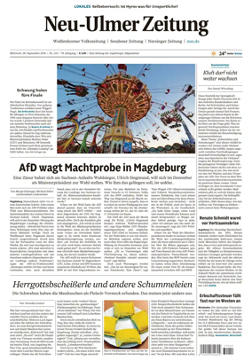 Cover of Neu-Ulmer Zeitung