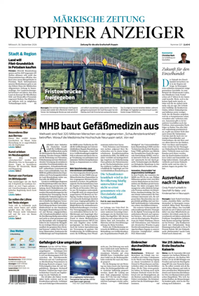 Cover of Ruppiner Anzeiger