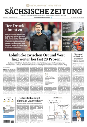 Cover of Sachsische Zeitung (Weiswasser)