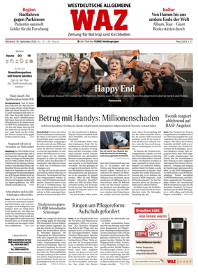 Cover of Westdeutsche Allgemeine Zeitung (Bottrop)