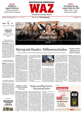 Cover of Westdeutsche Allgemeine Zeitung (Castrop-Rauxel)