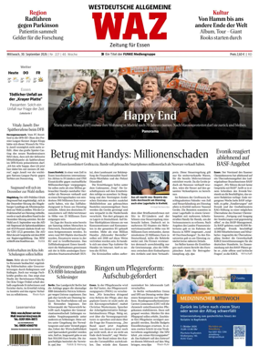 Cover of Westdeutsche Allgemeine Zeitung (Essen)